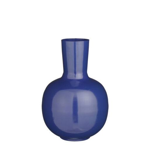 Latitude Run Dara Vase - H42 x Ø28 cm - Metal - Blue