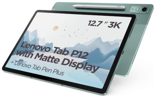 Lenovo Tab P12 Matte 12.7 Inch 128GB Wi-Fi Tablet - Sage