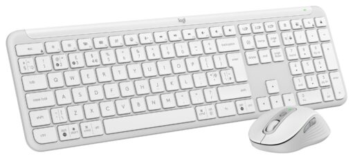 Logitech MK950 Signature Slim Keyboard and Mouse - Off White