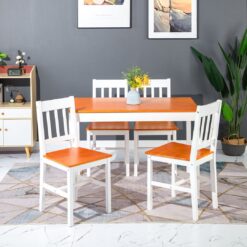 Louise 4 - Person Solid Wood Dining Set