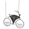 METAL DECOR BIKE WITH TWO BASKETS