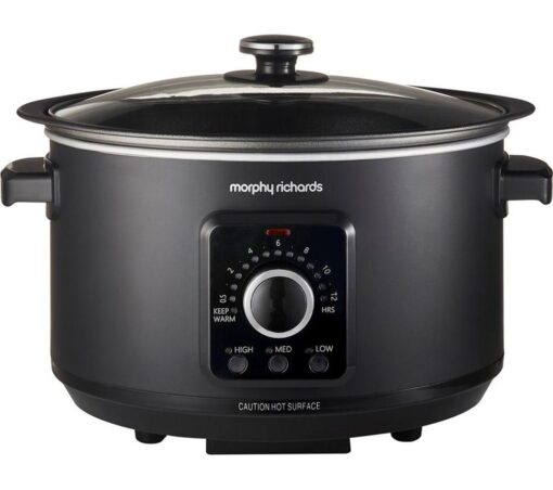 MORPHY RICHARDS Easy Time 460021 Slow Cooker - Black, Black