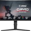 MSI MAG 275CQRF-QD E2 Quad HD 27" Curved Rapid VA LCD Gaming Monitor - Black, Black