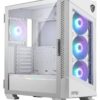 MSI MPG VELOX 100 Series Mid Tower Computer Case - White