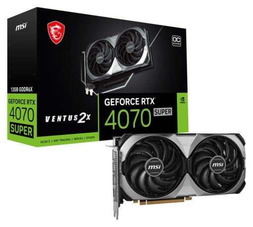 MSI Nvidia RTX 4070 Super Ventus 2X OC 12GB Graphics Card