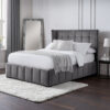 Mareike Double (4'6) Upholstered Panel Bed with Mattress