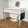 Matthes Hardwood Mid Sleeper Bed with Blackboard