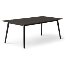 Meza Rounded Extendable Dining Table with Ash Legs