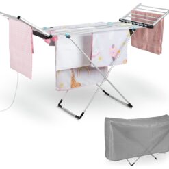 Minky Sure Dri XL Winged 15m Heated Clothes Airer with Cover