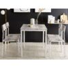 Miramontes Dining Set with 4 Chairs