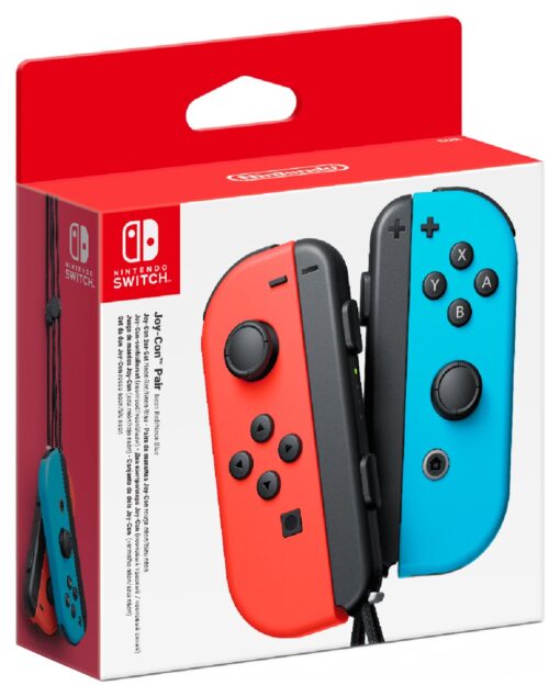 Nintendo Switch Joy-Con Controller Pair - Neon Red & Blue