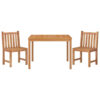 Nowata Square 3 - Piece 2 - Person 110Cm L Teak Outdoor Table Set