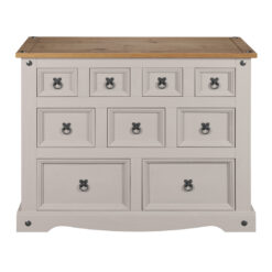 Parsonsburg 9 Drawer 103Cm W Solid Wood Chest of Drawers