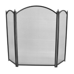 Plus 3 Panel Steel Fireplace Screen