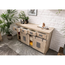 Railway 150cm Solid Wood Sideboard