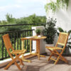 Rectangular 3 - Piece 2 - Person 90Cm L Outdoor Table Set