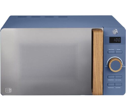 SWAN Nordic SM22036LBLUN Solo Microwave - Blue, Blue