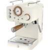 SWAN Retro Pump Espresso SK22110WHTN Coffee Machine - White, White