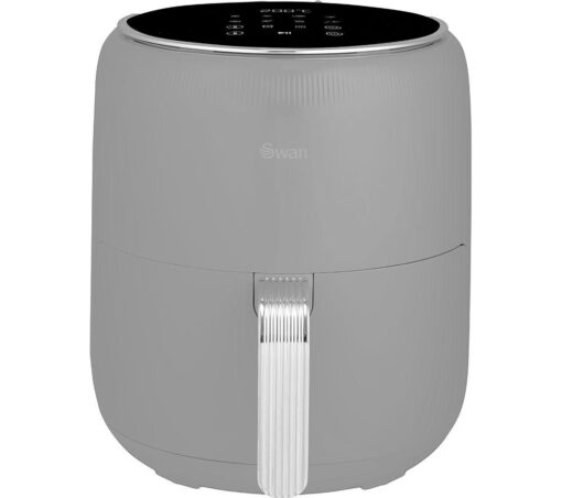 SWAN Retro SD10513GRY Air Fryer - Grey, Silver/Grey