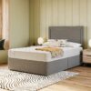 Sealy Eldon Comfort Double 4 Drawer Divan Bed - Grey