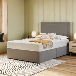 Sealy Eldon Comfort Double 4 Drawer Divan Bed - Grey