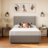 Sealy Newman Support Kingsize 4 Drawer Divan Bed - Grey