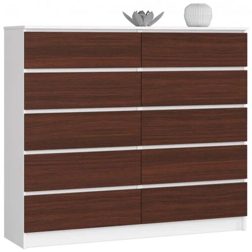 Sideboard, Chest Of Drawers 10 Drawers, Contemporary Chest Of Drawers, Modern Living Room Furniture 121 x 120 x 40 cm