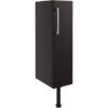 Signature - Oslo Floor Standing 1-Door Toilet Roll Storage Unit 200mm Wide - Matt Graphite Grey