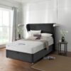 Silentnight 1000 Pkt Eco Kingsize Ottoman Divan Bed-Charcoal