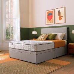 Silentnight Comfort Double Half Ottoman Bed - Grey