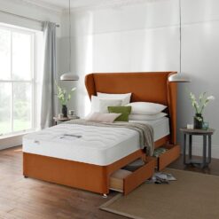 Silentnight Kingsize Memory 4 Drawer Divan Bed - Amber