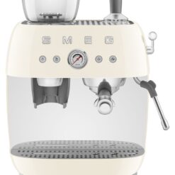 Smeg EGF03CRUK Espresso Coffee Machine with Grinder - Cream