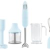 Smeg HBF22PBUK 50's Style Retro Hand Blender - Blue