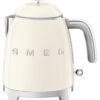 Smeg KLF05CRUK 50's Style Retro Mini Kettle - Cream