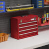 TEMU 2 Drawer Tool Chest, Lockable Metal Tool Box With Ball Bearing Runners, Portable Toolbox