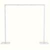 TEMU 3 Meter X 3 Meter Heavy Duty Durable Metal Wedding Arbour Garden Backdrop Curtain Flower Stand Decorative Arch Frame