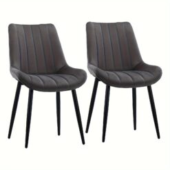 TEMU A Set Of 2 Clipop Dining Chairs, With Velvet Cushions, Kitchen Counter Chairs With Backrest And , Suitable For Casual Reception Chairs, Suitable