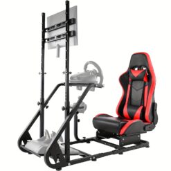 TEMU Minneer Adjustable Red Frame Logitech// G29 T80, Frame Double Arm , No , ,