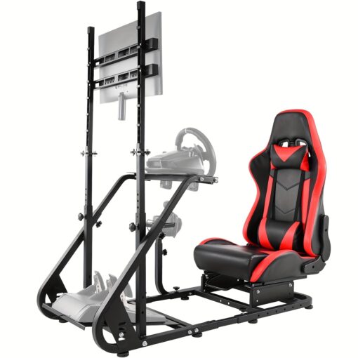 TEMU Minneer Adjustable Red Frame Logitech// G29 T80, Frame Double Arm , No , ,