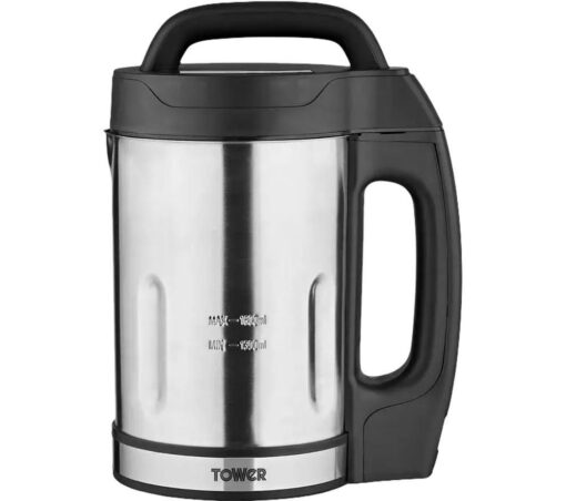 TOWER T12069 Soup Maker - Black & Stainless Steel, Stainless Steel