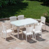 Torino Rectangular 7 - Piece 6 - Person 207Cm L Outdoor Table Set