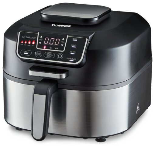 Tower T17086 Vortx L Air Fryer and Smokeless Grill