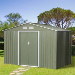 Townsell 4 ft. W x 3 ft. D Metal Garden Shed