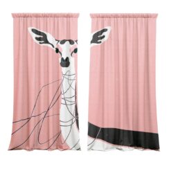 Tristian Baby Slot Top Blackout Sliding Panel Curtains