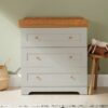 Tutti Bambini Rio Chest Changer - Dove Grey And Oak