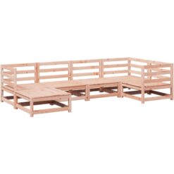 Vidaxl - 6 Piece Garden Sofa Set Solid Wood Douglas Fir