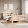 Vidaxl solid wood bed without mattress pine wood