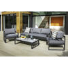 Vienna 3 Seat Lounge Set With Integrated Lounger