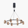 Xena 8 - Light Waggon Wheel LED Chandelier