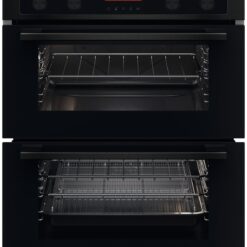 Zanussi ZPCNA7KN Built Under Double Electric Oven - Black